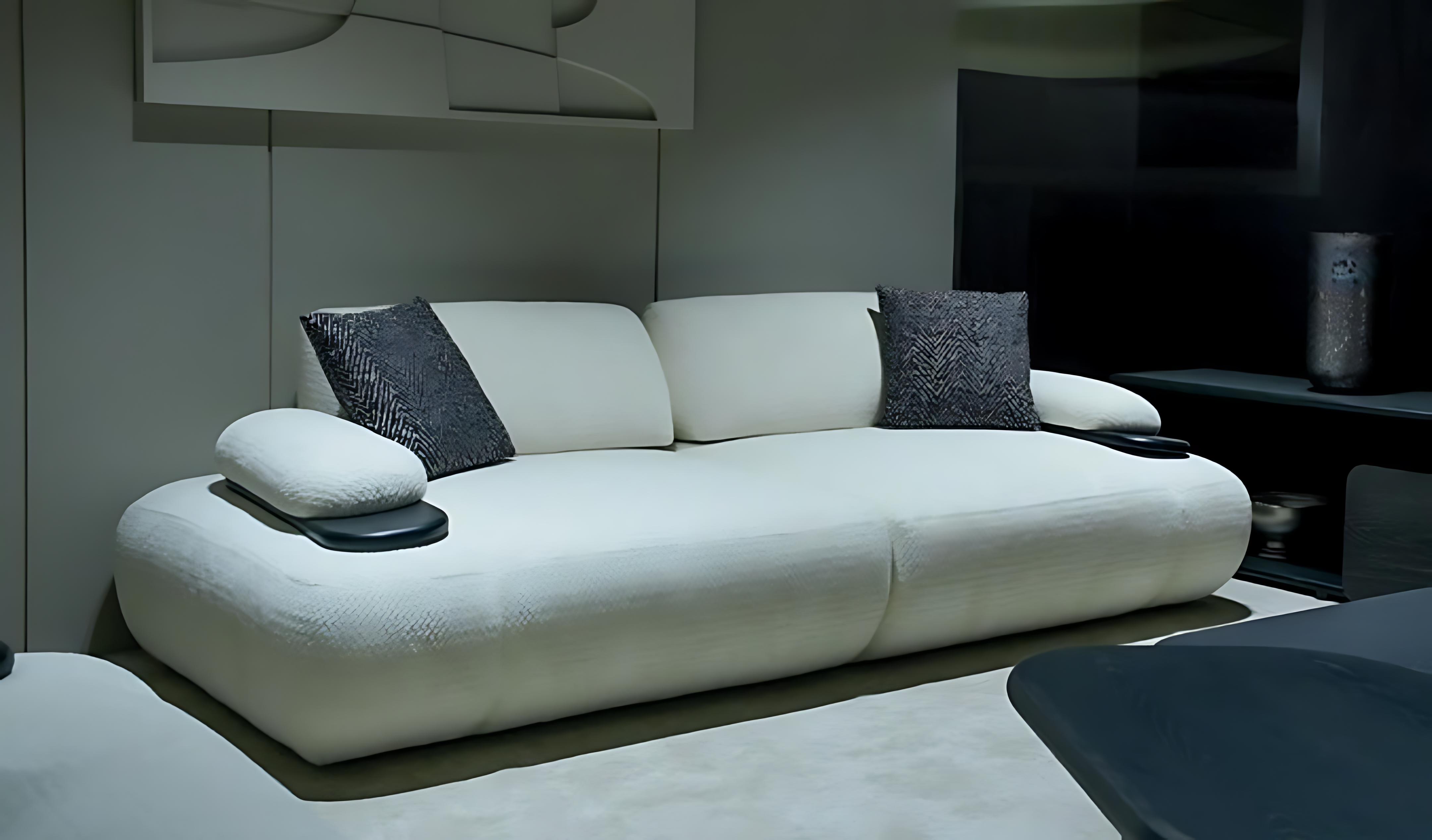 Wohnlandschaft Viersitzer Couch Sofa Modern Komfort Stilvoll