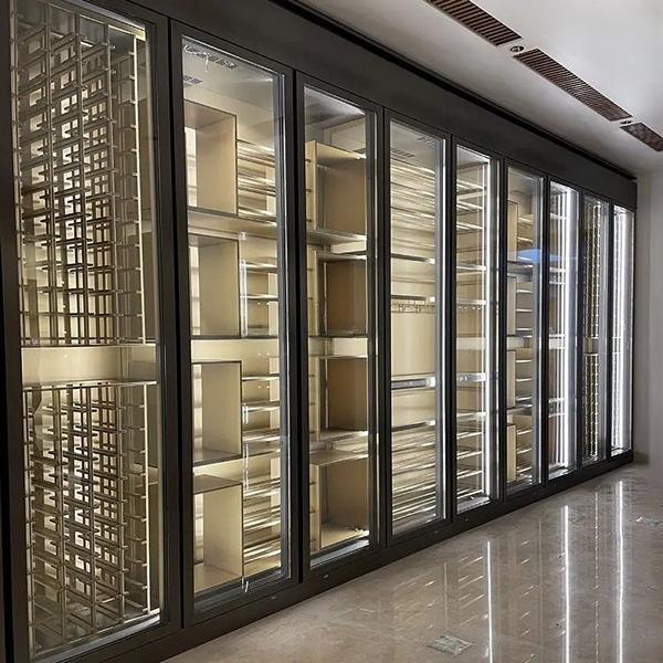 Weinkühlschrank Weinkühlgerät Design-Weinschrank Weinhalter Flaschenregal