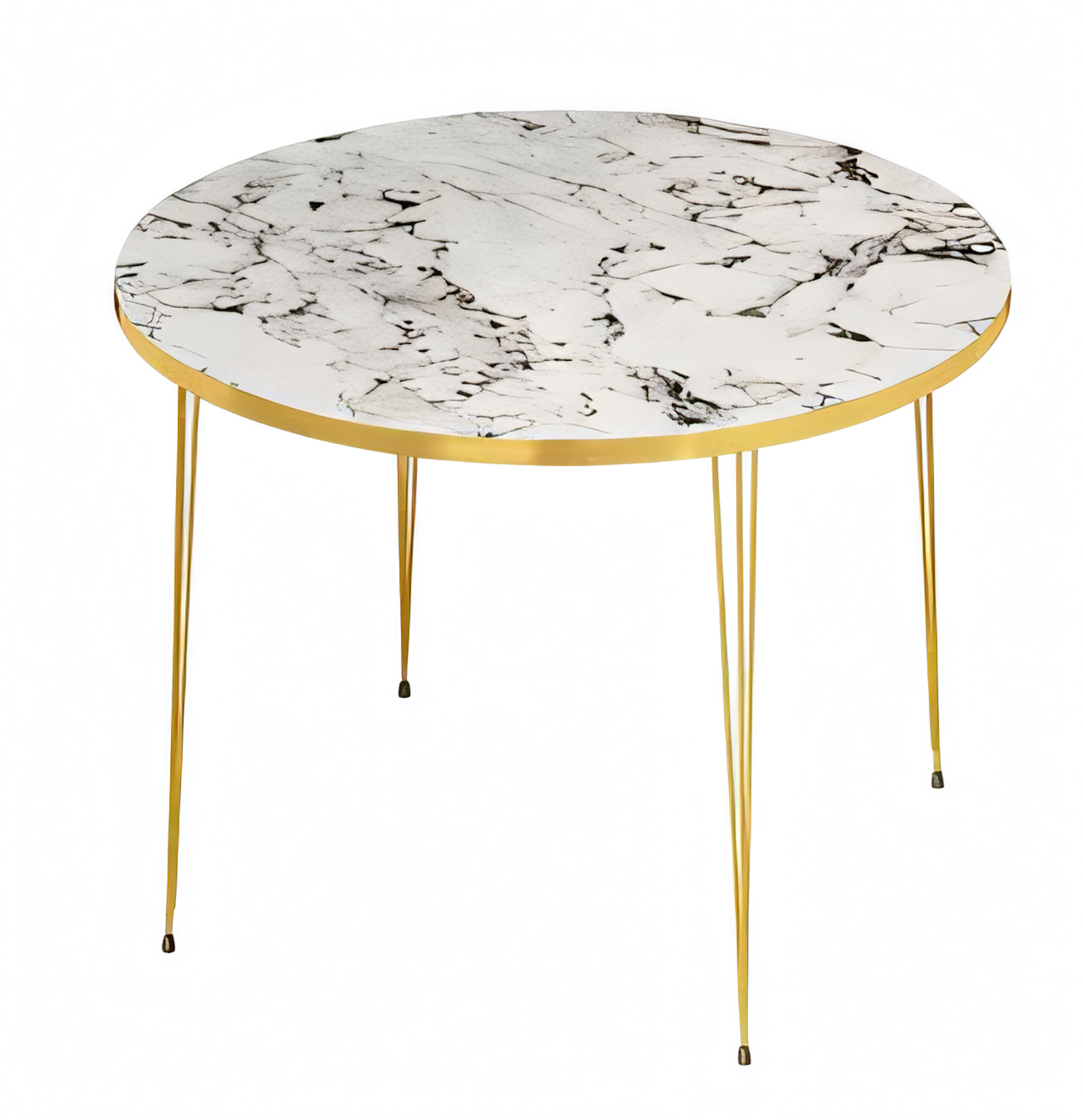 Weißer Holz-Couchtisch im modernen Design