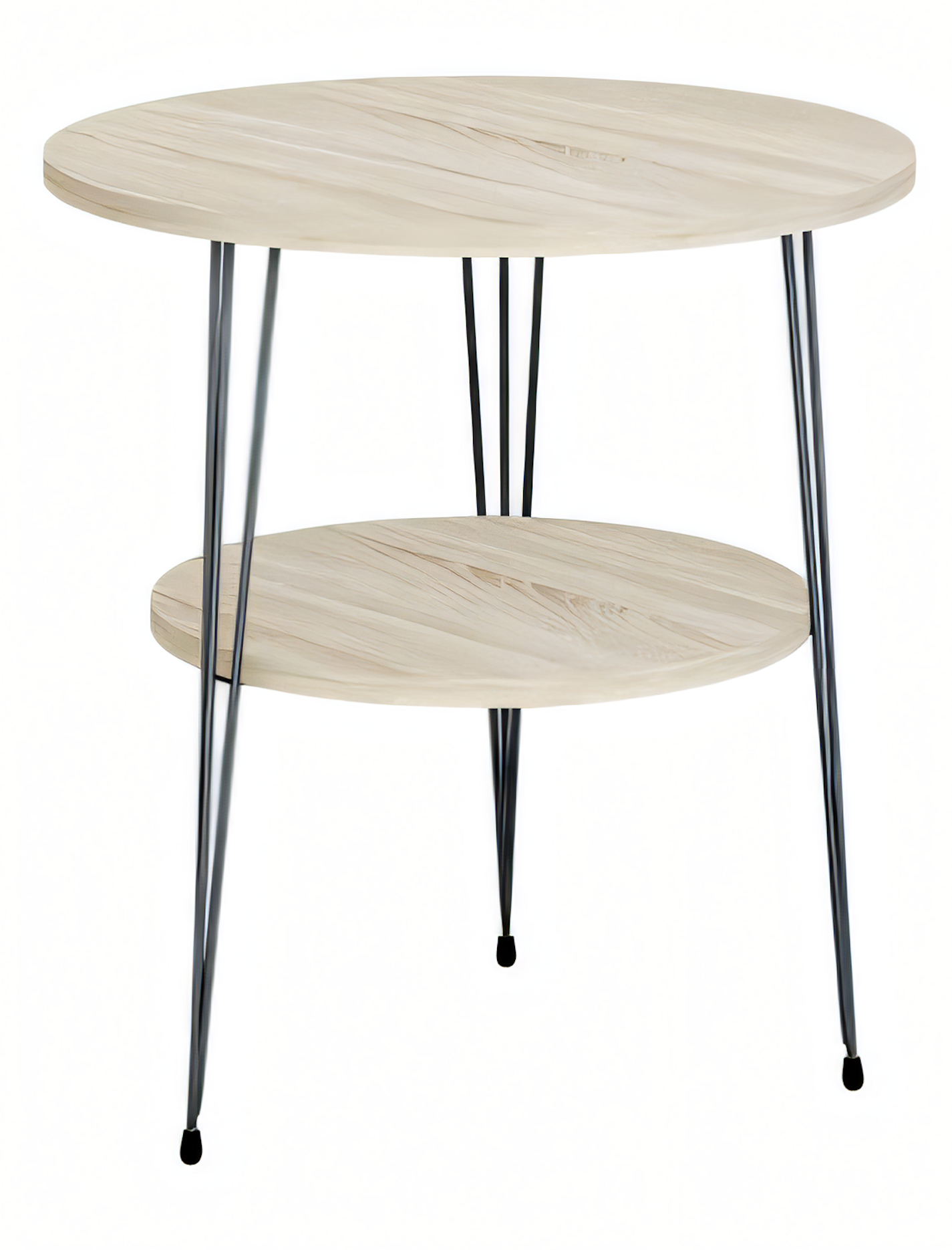 Beistelltisch aus Metall in Beige modern elegant