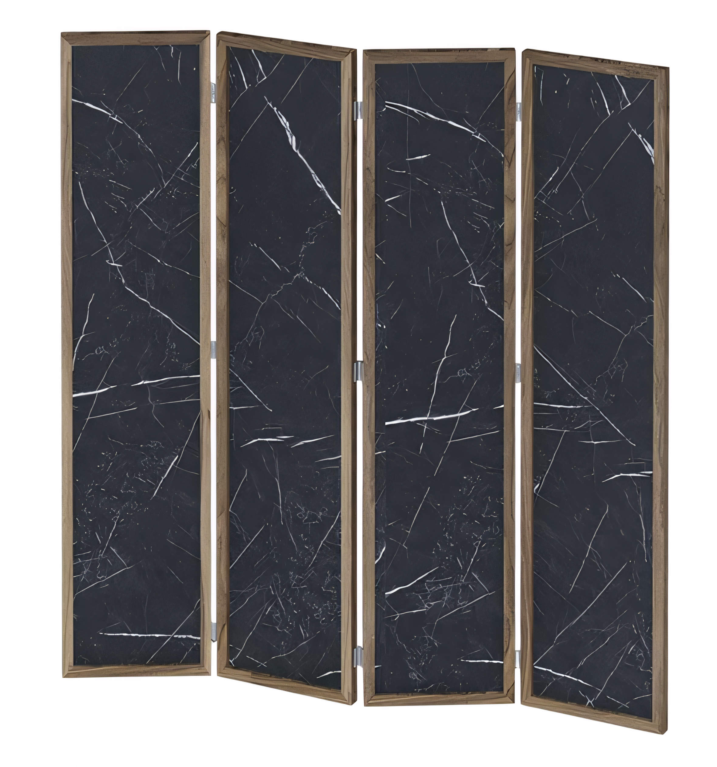 Moderner schwarzer Raumteiler aus MDF für stilvolle Wohnräume