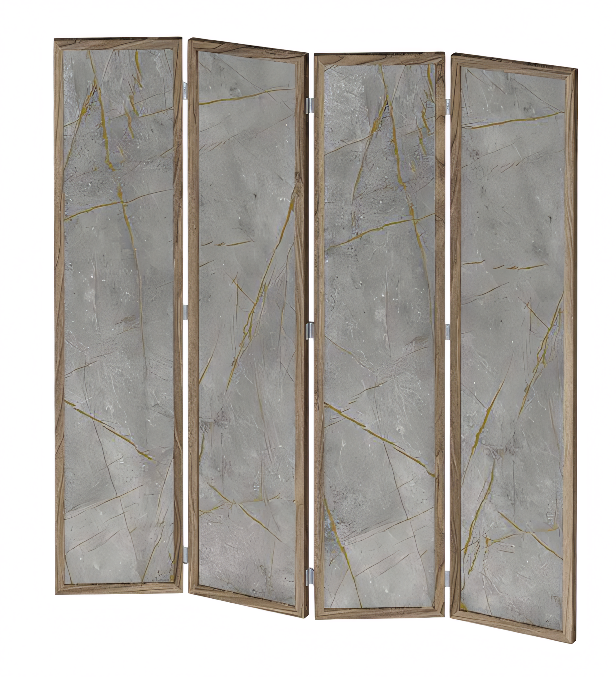 Moderner grauer Raumteiler aus MDF für stilvolle Wohnraumgestaltung