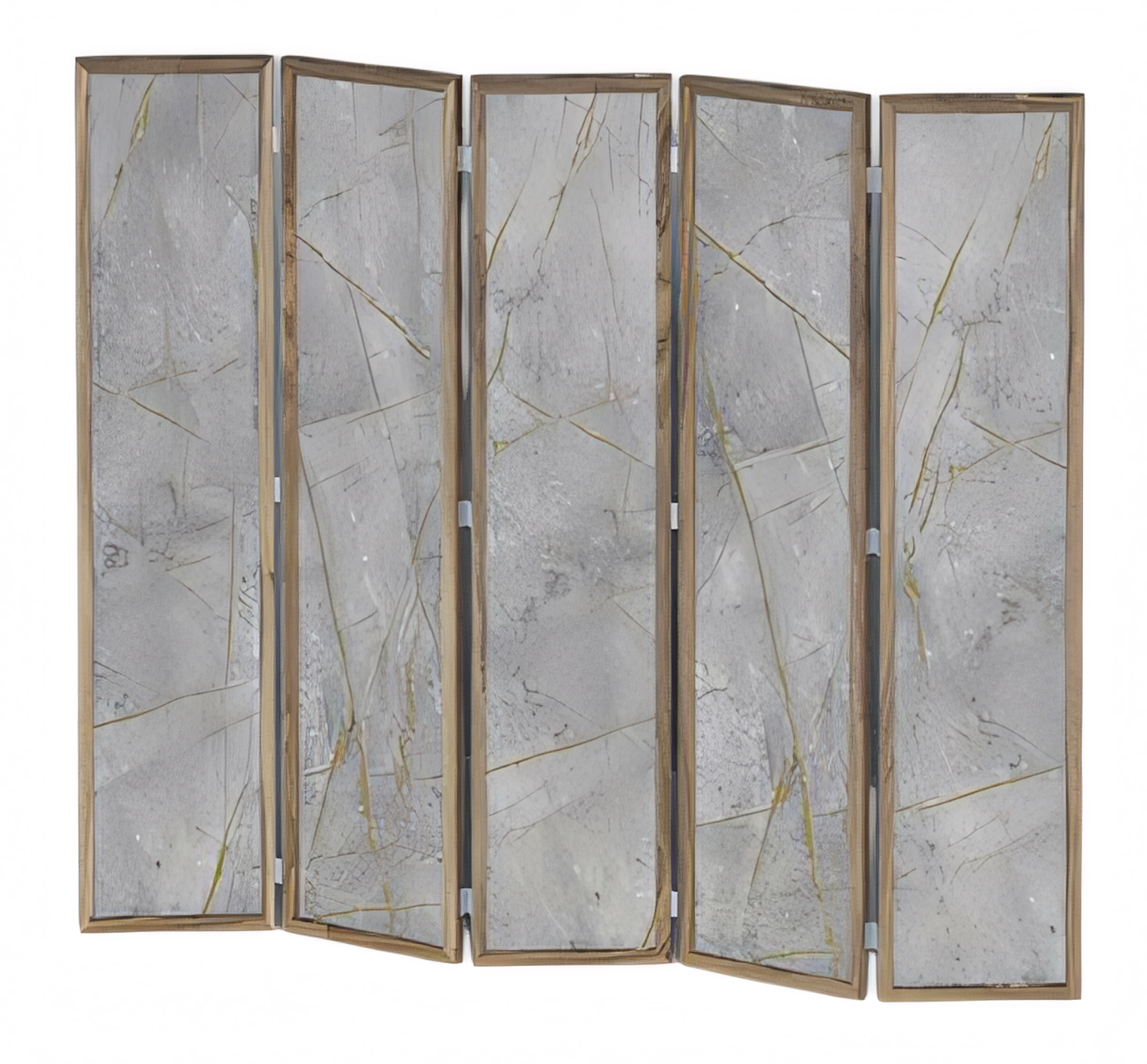 Moderner grauer Raumteiler aus MDF für stilvolle Wohnräume