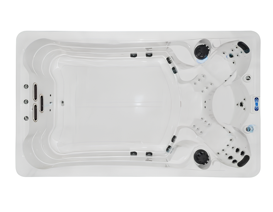 Massagebad Outdoor-Spa Whirlpool Hot Tub Blubberbad Hydromassagewanne 398x230cm