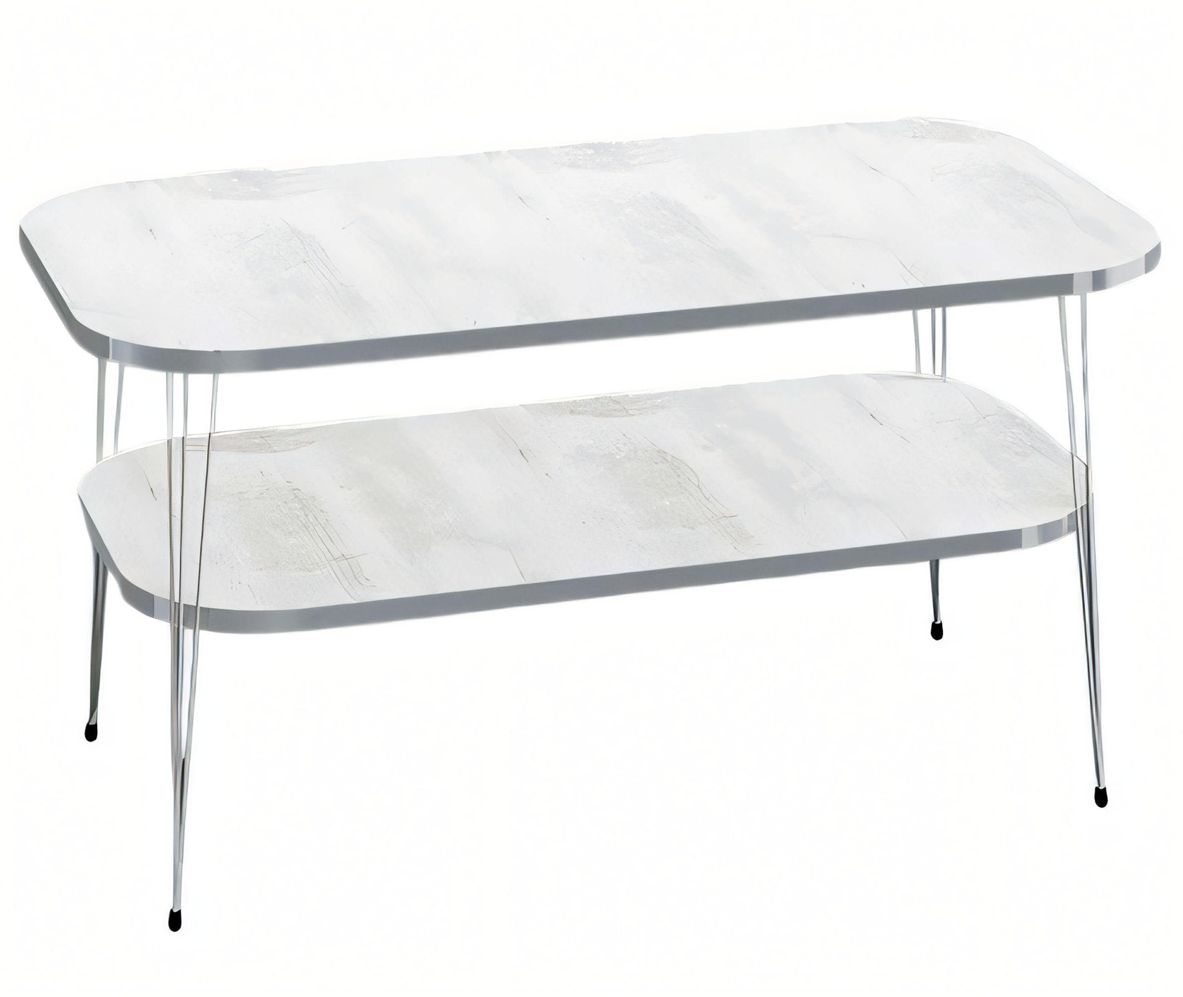 Weißer Holz-Couchtisch im modernen Stil