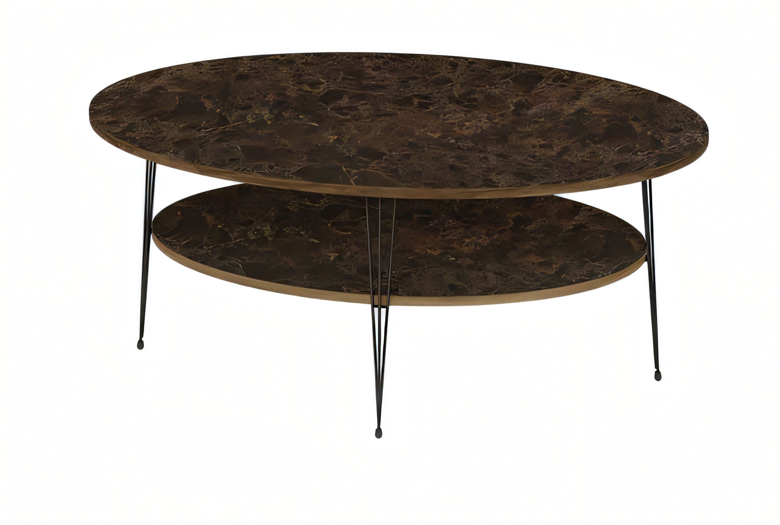 Eleganter Couchtisch aus Holz in Braun für modernes Wohnzimmer