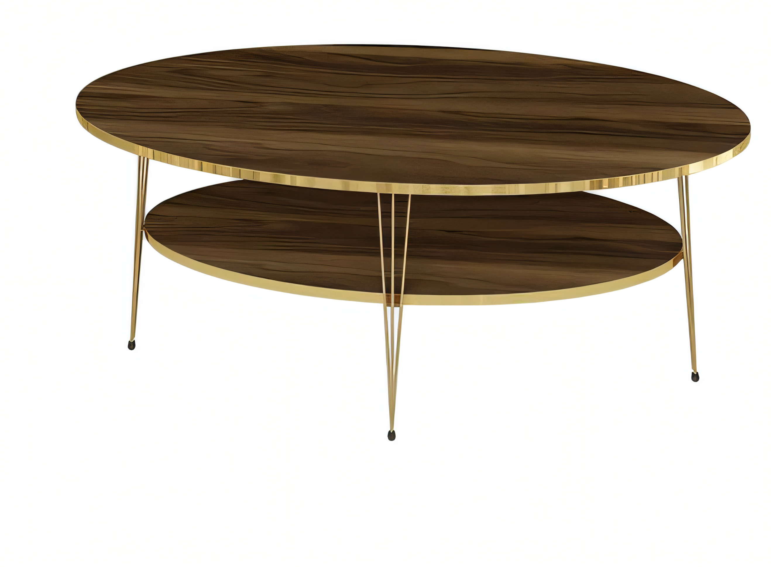 Moderner Couchtisch aus Holz in Braun