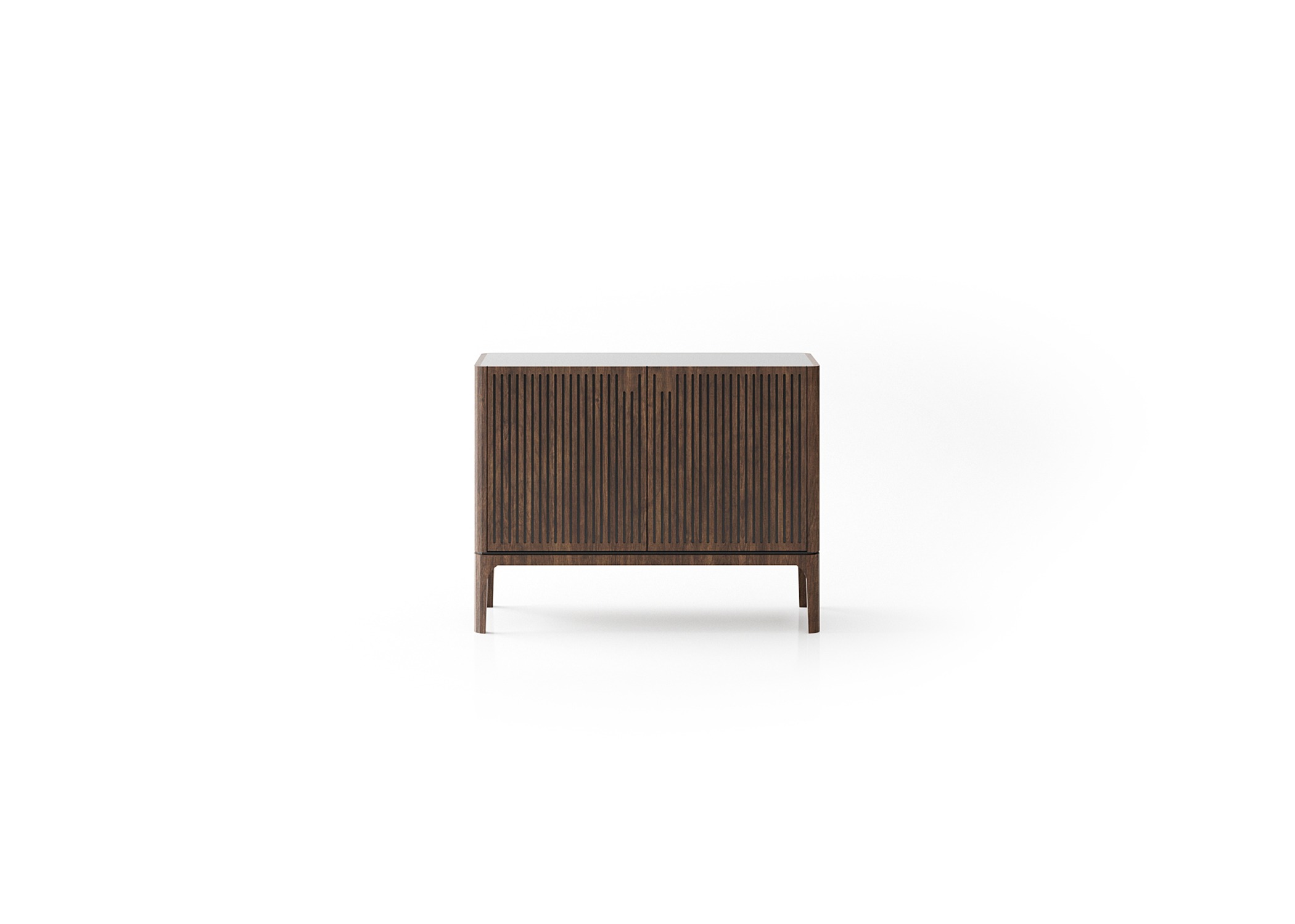 Elegantes braunes Holz Sideboard im modernen Design