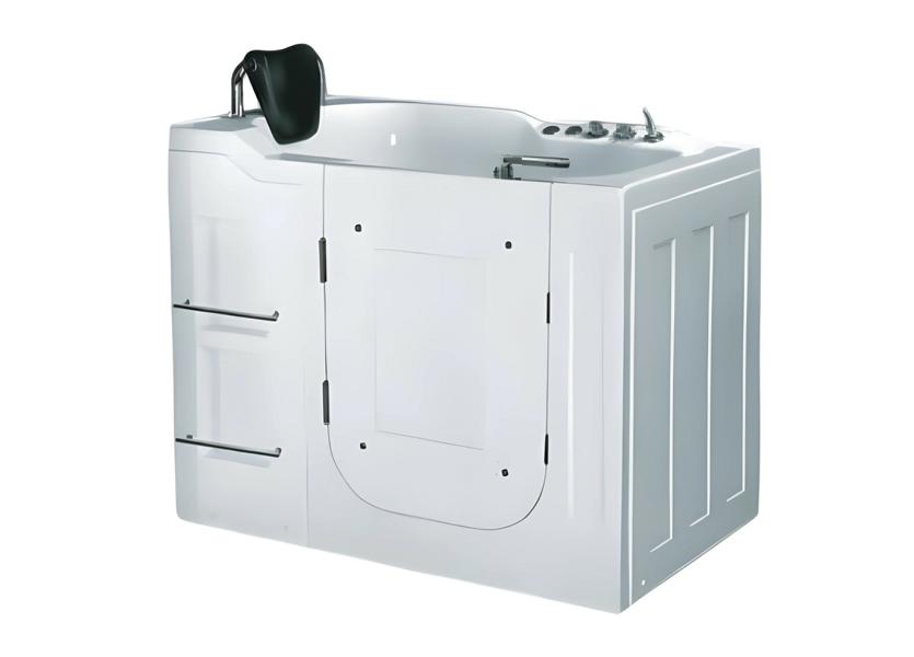 Sitzbadewanne Bad Massagewanne Badewanne mit Whirlpool-Funktion Wanne 130x80 cm