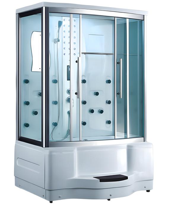 Hydromassage-Dusche Duschkabine Komfortdusche Multifunktionsdusche 180x98 cm