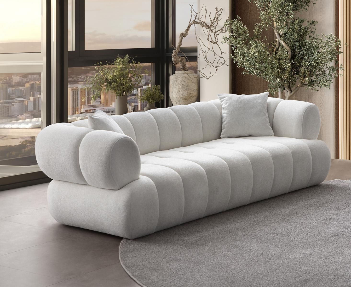 Moderner Minimalismus für Gemütlichkeit im Wohnzimmer