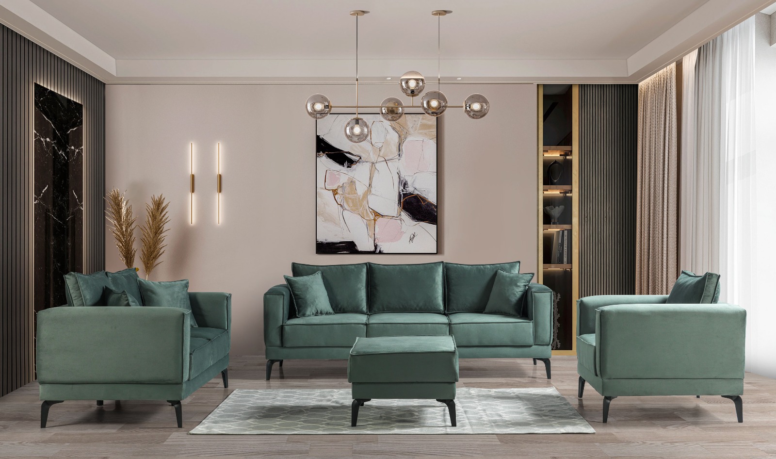 Designerset: Sofas und Sessel in Harmonie von Stil und Gemütlichkeit