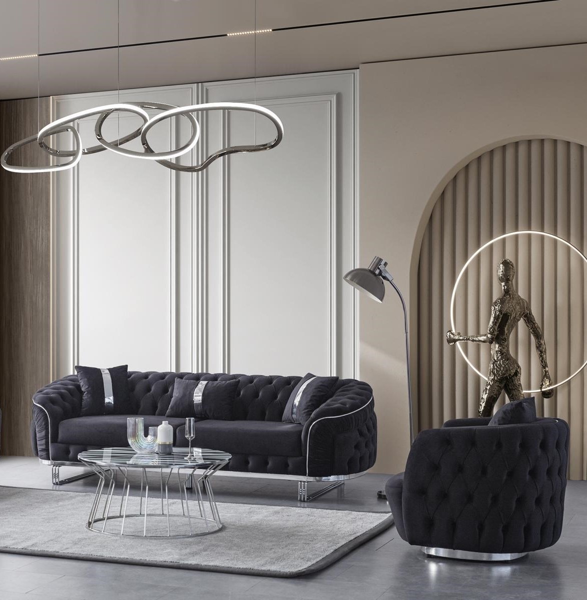 Moderner Komfort – Sofa und Sessel für die ganze Familie