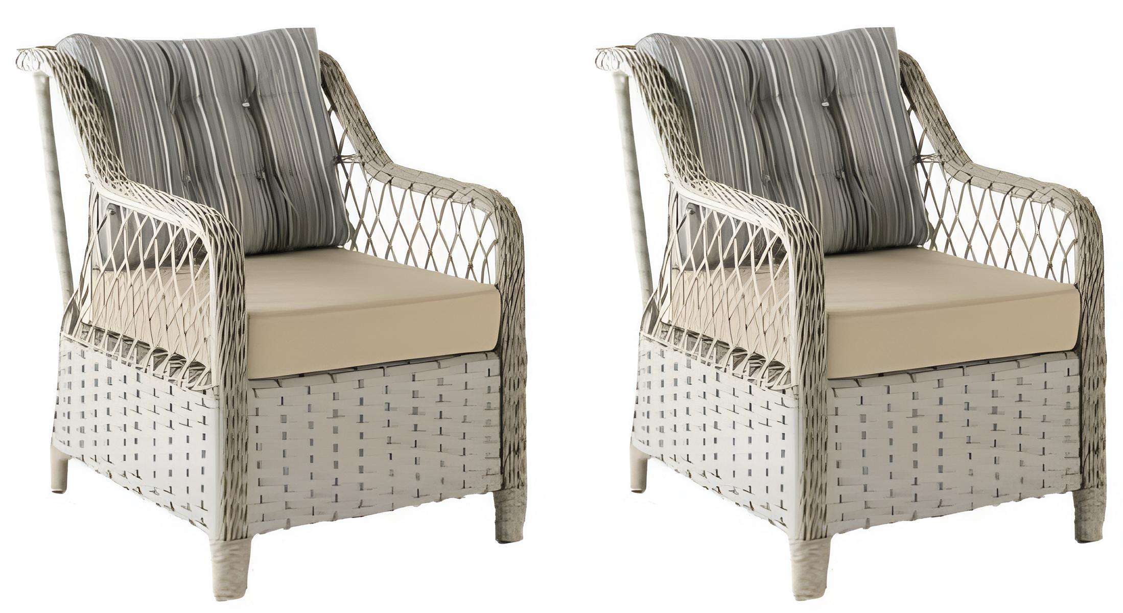 Sessel Farbe Beige Grau Stil Modern Metallrahmen Weicher Sessel Neu