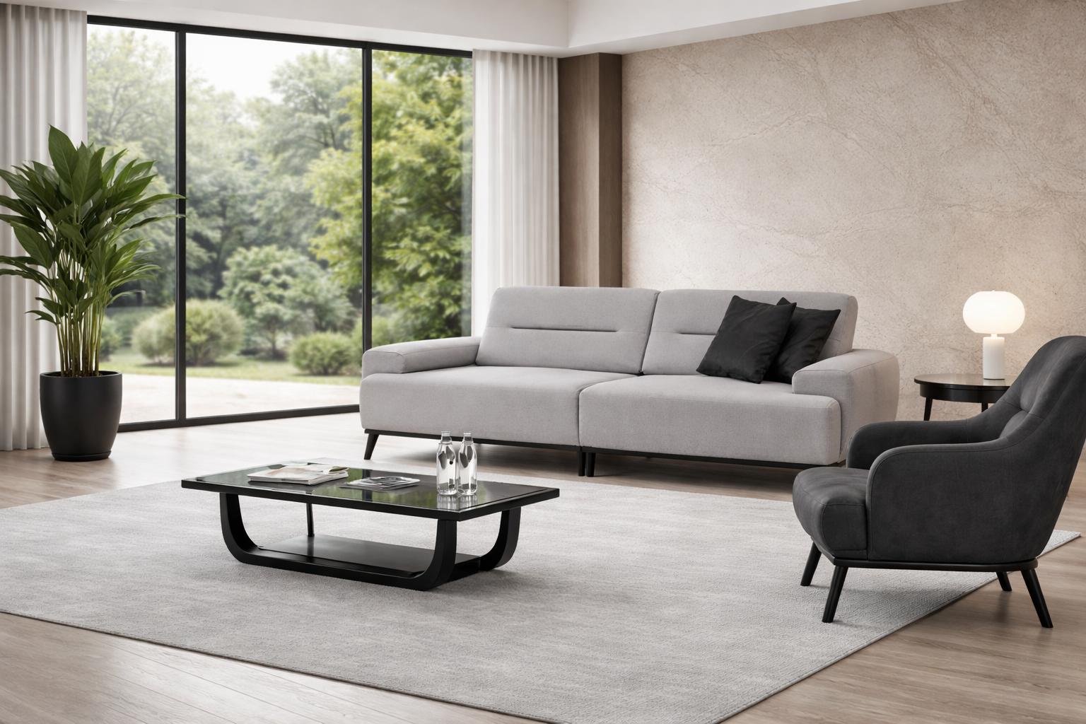 Elegantes 3-Sitzer Sofa und Sessel Set für Ihre Einrichtung