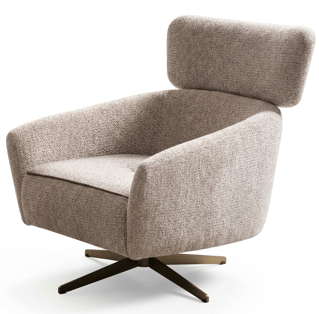 Moderner Sessel im eleganten Stil mit hohem Sitzkomfort