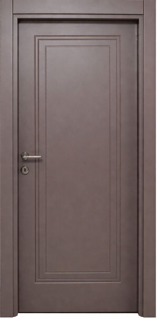 Moderne braune Innentür  Holz- und  PVC-Tür  Türen für zu Hause