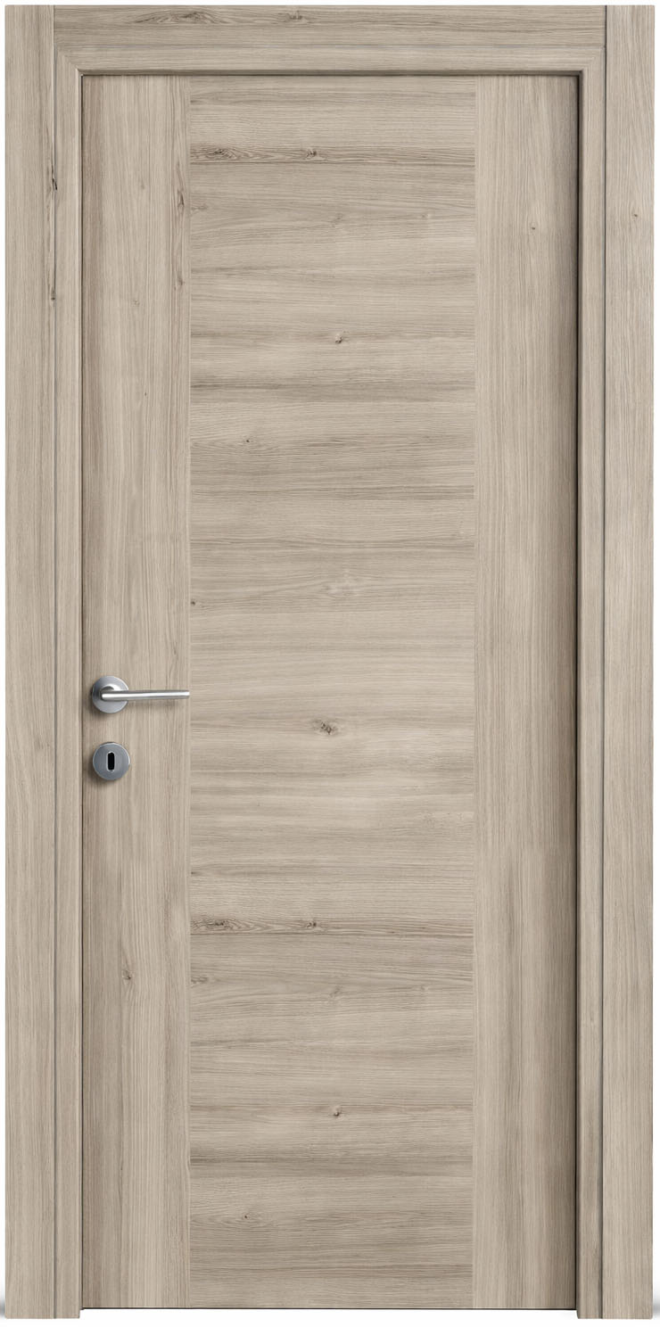 Stilvolle hellbraune Innentür Moderne Designertür Premium-Qualität