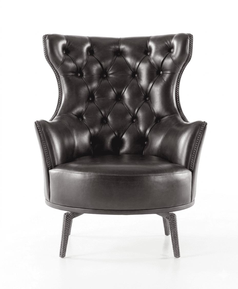 Sessel Stil modern Farbe schwarz neu weich bequem Wohnzimmer komfortabel