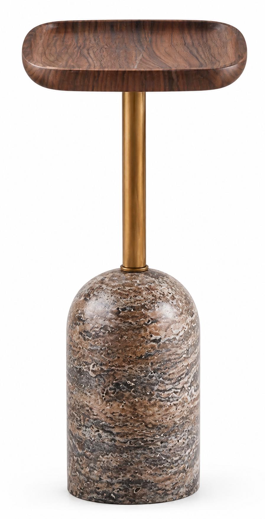 2x Beistelltisch Stil modern Farbe braun praktisch Wohnzimmer neu