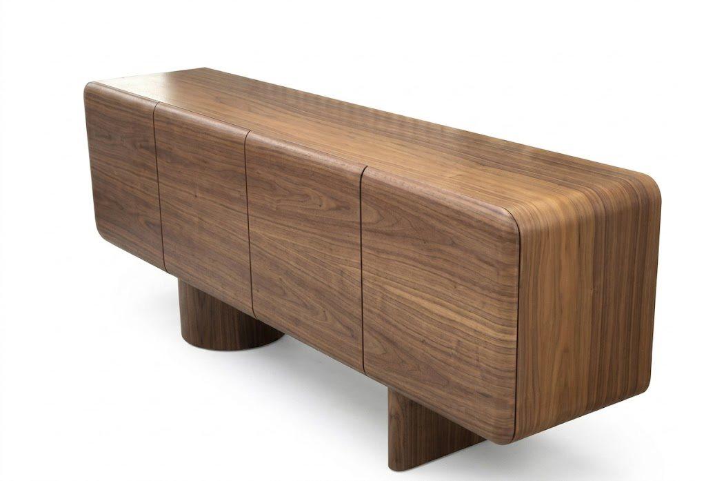 Sideboard moderner Designer Stück Braun Büromöbel elegant