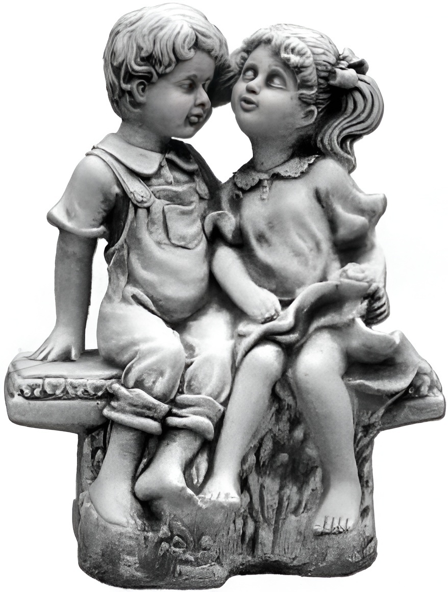 40cm Deko Skulptur Design Figur Statue Garten Figuren Statuen Skulpturen