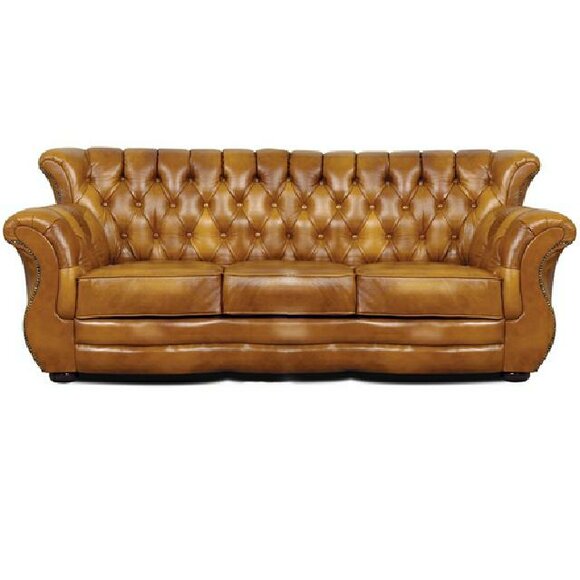 Chesterfield Ohrensofa Sofa Couch Polster Garnitur Sofagarnitur 3+2+1