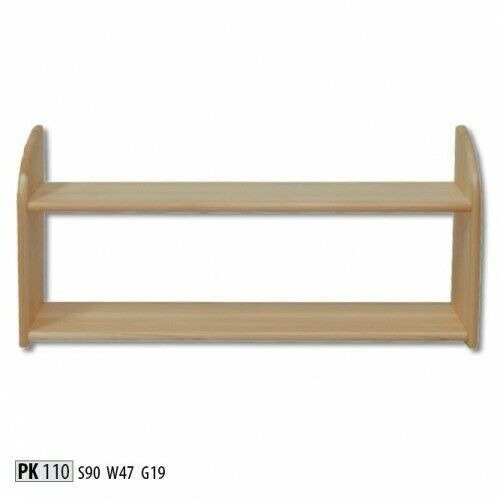 Wandregal Bücherregal Neu Vollholz Kiefer massiv Büroregal Ablage Holz neu