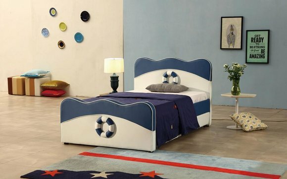 Kinderbett Bett Polster Betten Luxus Hotel Jugend 3D XXL Big 120 / 150x200cm