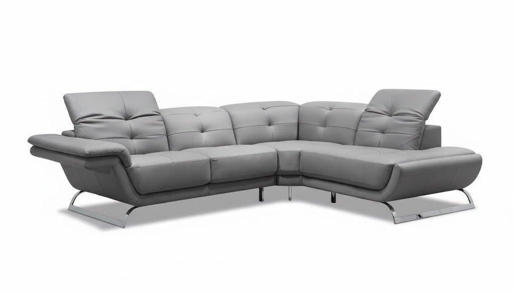 Multifunktion Couch Ecksofa Medien TV Sofa Couch Ledersofa Wohnlandschaft Sofort