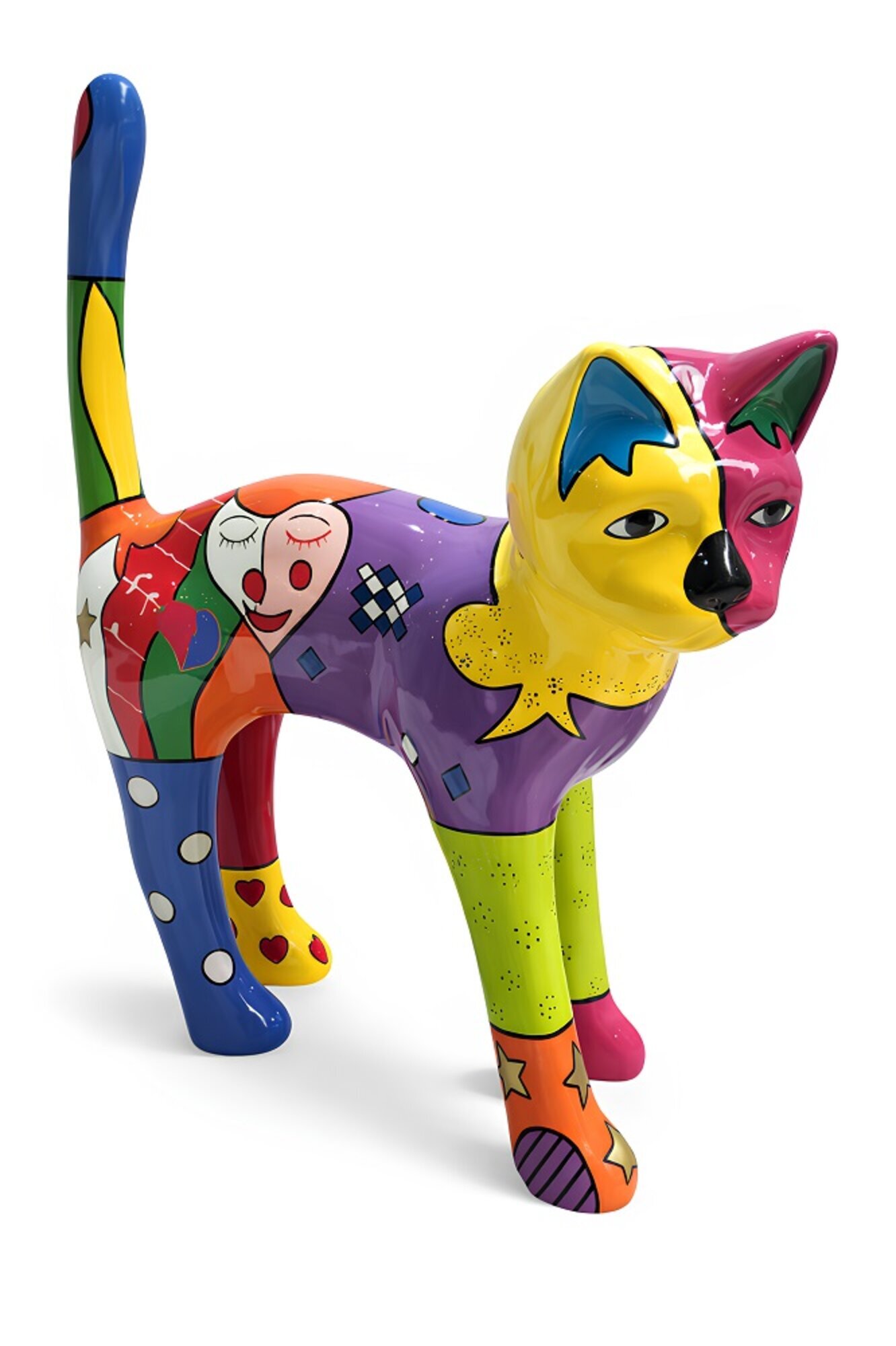 Abstrakte Deko Figur Statue Skulptur 110cm Statuen Skulpturen Design Sofort