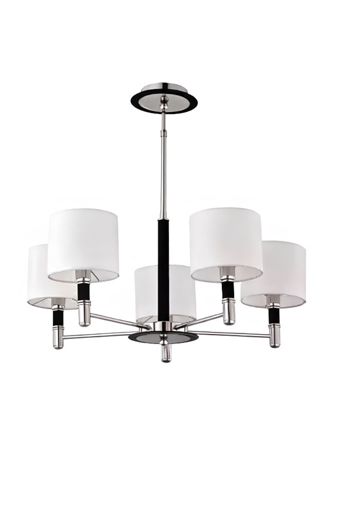 Deckenleuchte Chrom Wohnzimmer Lampe schick Luxus Gästezimmer Leuchten Sofort