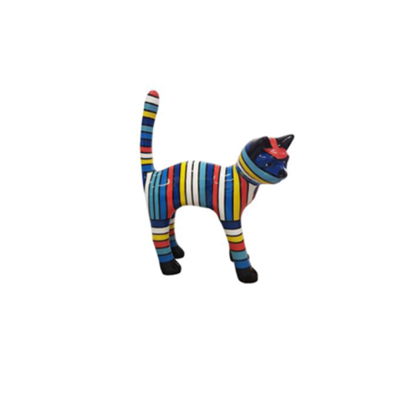 Moderne Skulptur Dekoration Abstrakte Figur Statuen Deko Statue Katze