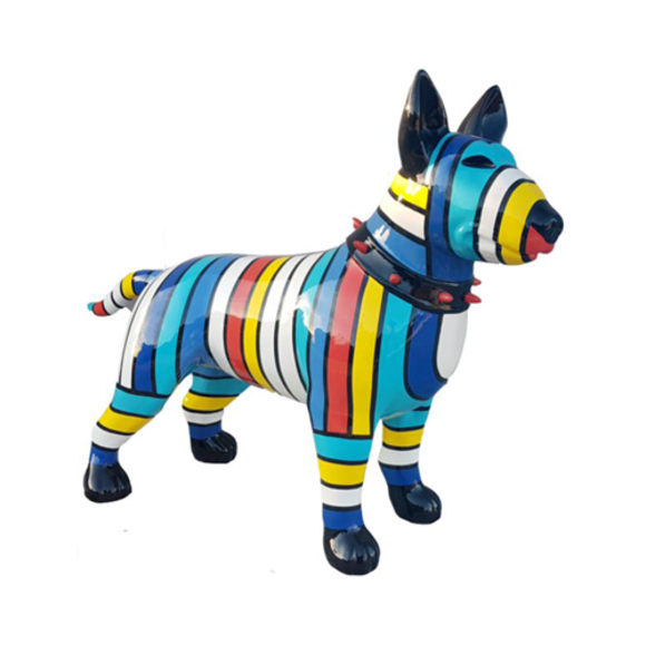 Moderne Skulptur Dekoration Figur Statuen Deko Statue Abstrakter Hund