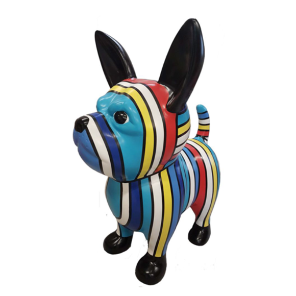 Abstrakte Figur Statue Design Dekoration Skulptur Deko Hund Garten Statuen
