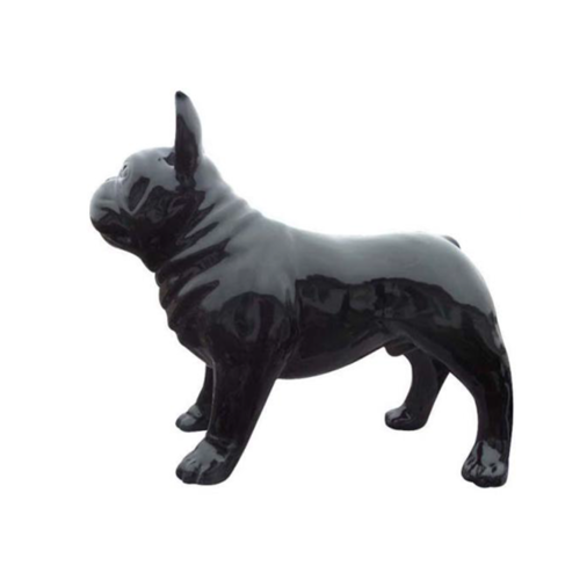 Abstrakt 100cm Hund Figur Statue Skulptur Deko Garten Design Statuen