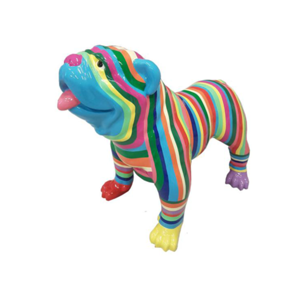 Abstrakte Figur Statue Design Dekoration Skulptur Deko 90cm Hund Garten