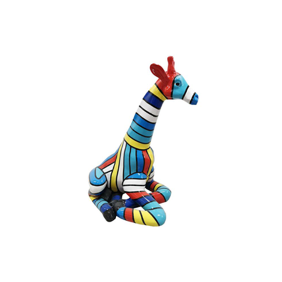 Design Dekoration Giraffe Garten Skulptur Statuen 80cm Deko Neu Figur