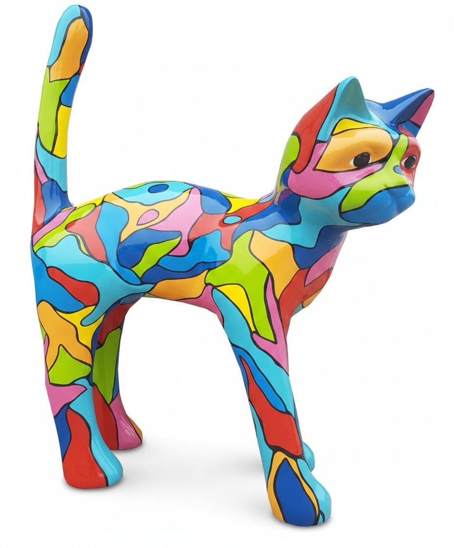 Abstrakte Deko Figur Statue Skulptur 108cm Fuguren Statuen Skulpturen