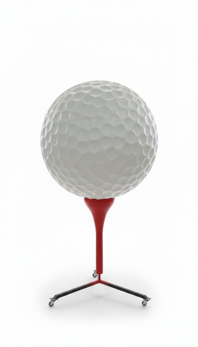 Abstrakte Deko Figur Statue Skulptur 120cm Figuren Statuen Skulpturen Golf Ball