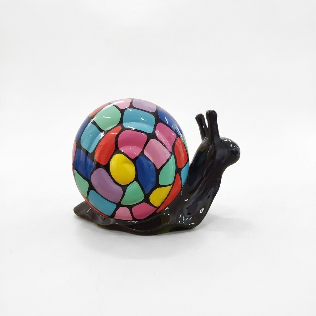 Abstrakte Kunst Figur Statue Garten dekoration Figuren Schnecke Deko Neu