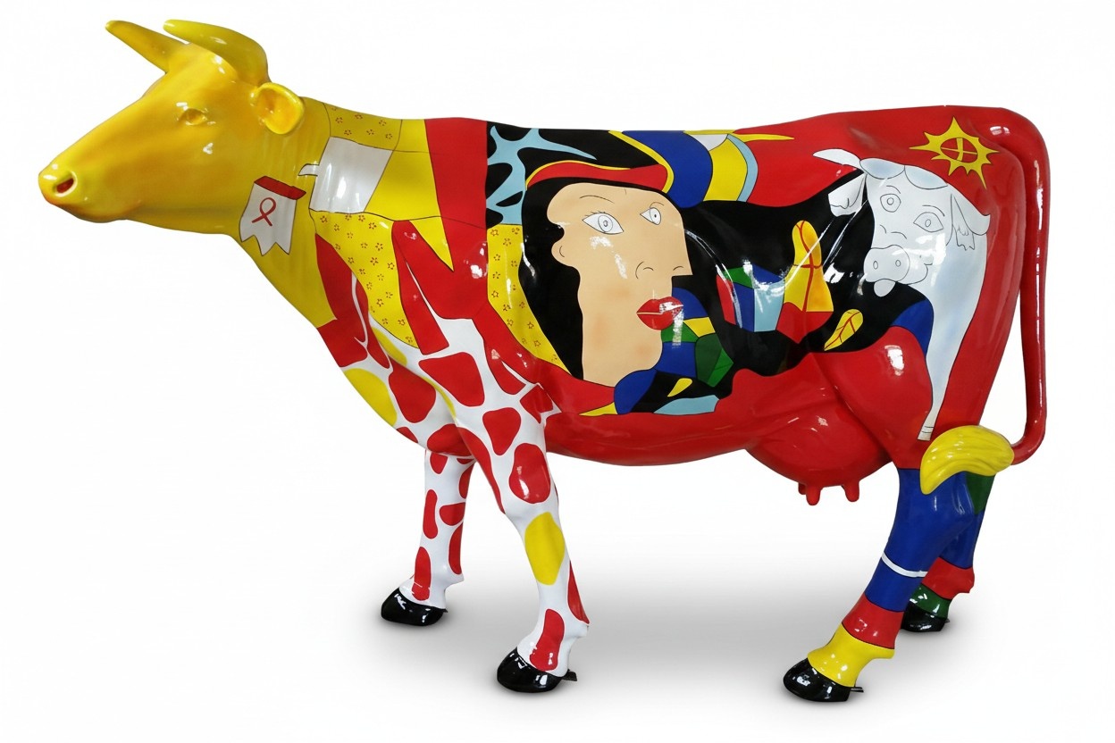 Abstrakte XXL 210 cm Figur Statue Design Skulptur Dekoration Außen Innen