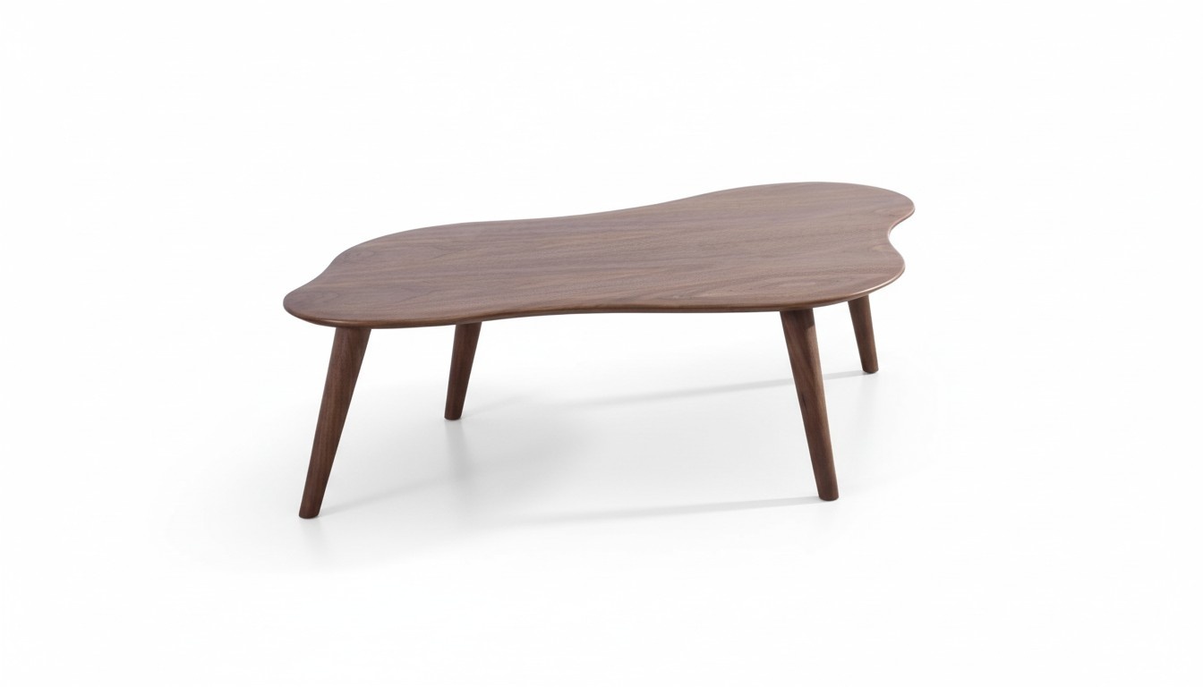 Abstrakter Tisch Design Luxus Wohnzimmer Couchtische Tische Holz Sofa