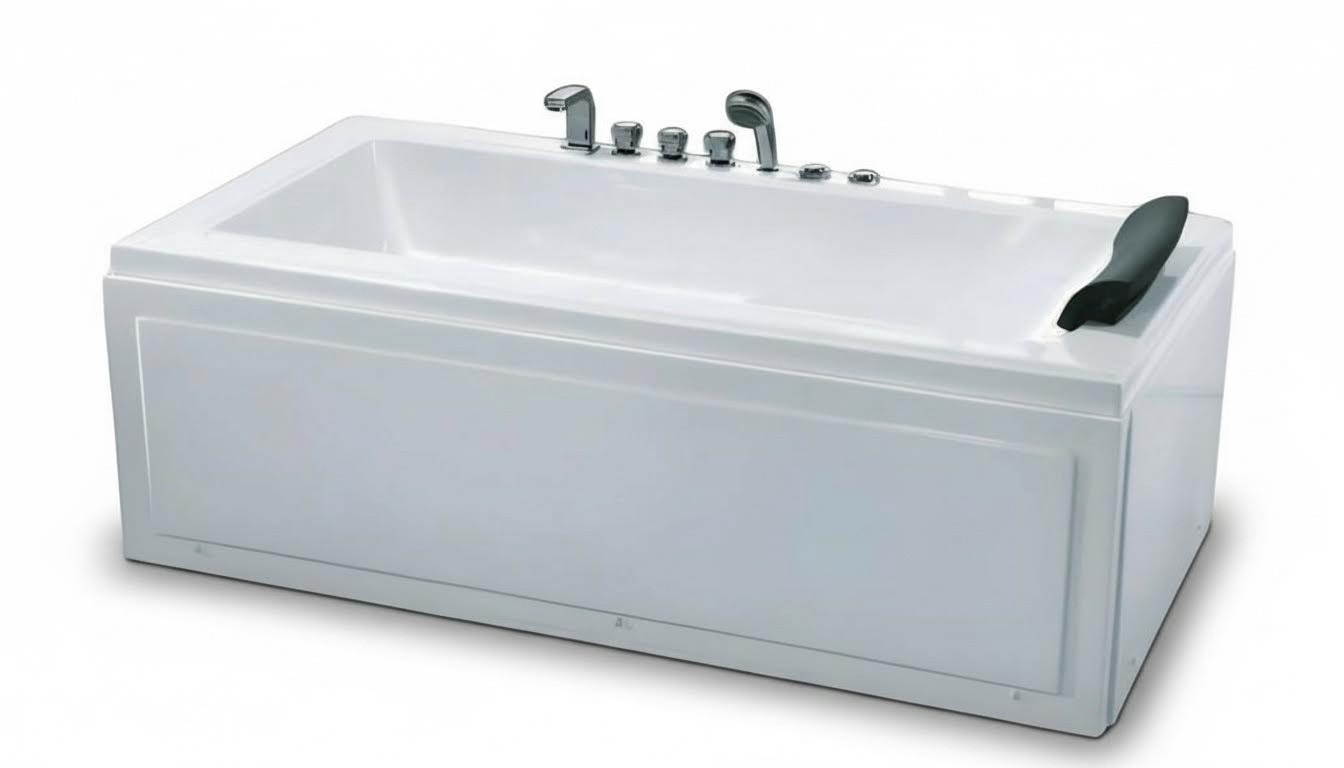 Acrylwanne Komfortwanne Wanne Luxuswanne Badewanne Pflegewanne 180x88 cm