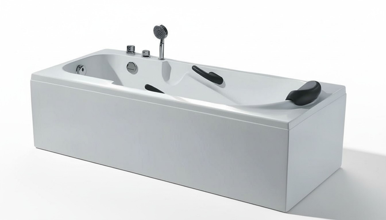 Acrylwanne Luxuswanne Badewanne Wellnesswanne Badewanneneinsatz 170x80 cm