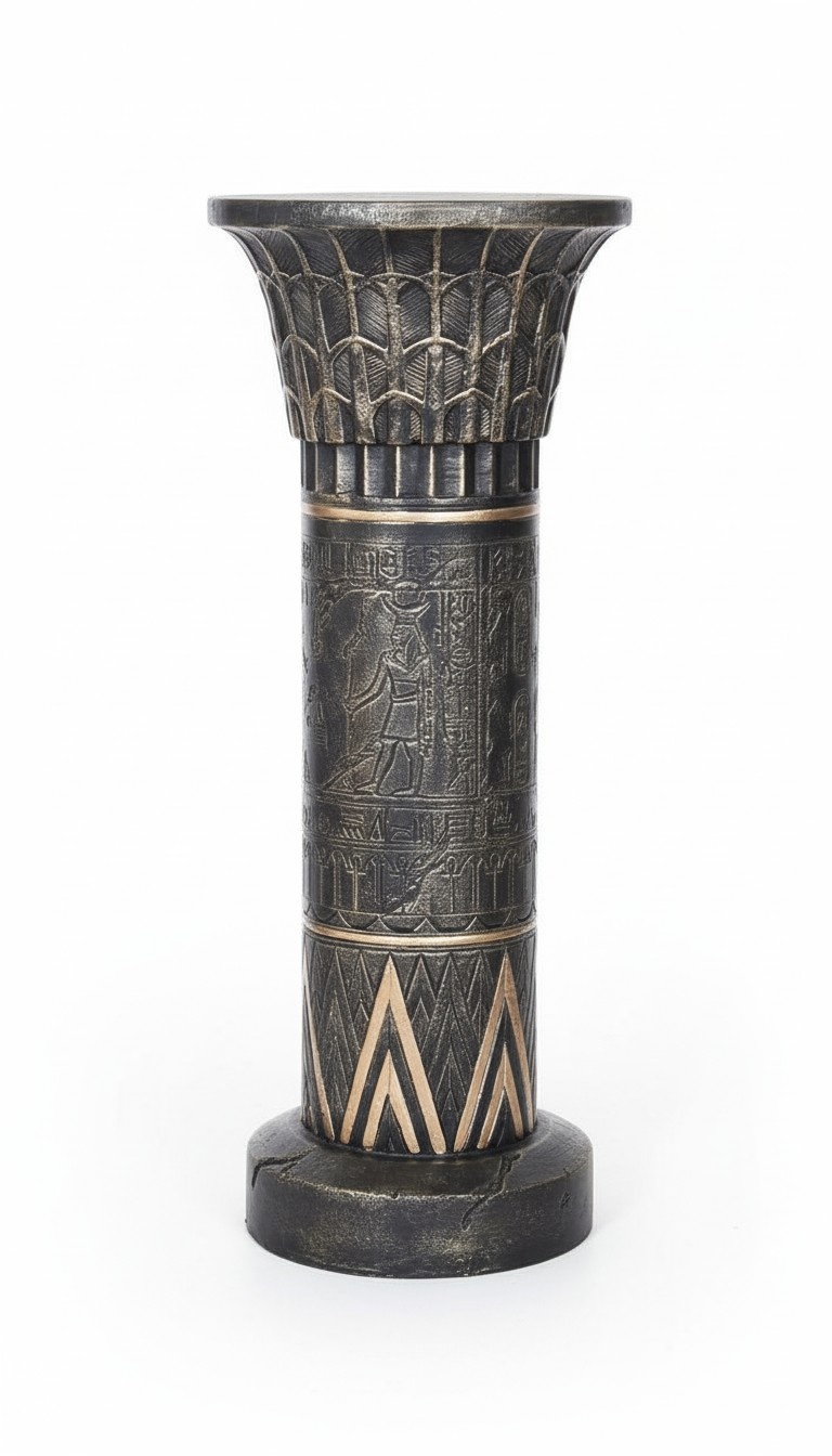 Ägyptische Säule Säulen Pharao Ägypten Figur Skulptur Statue Dekoration