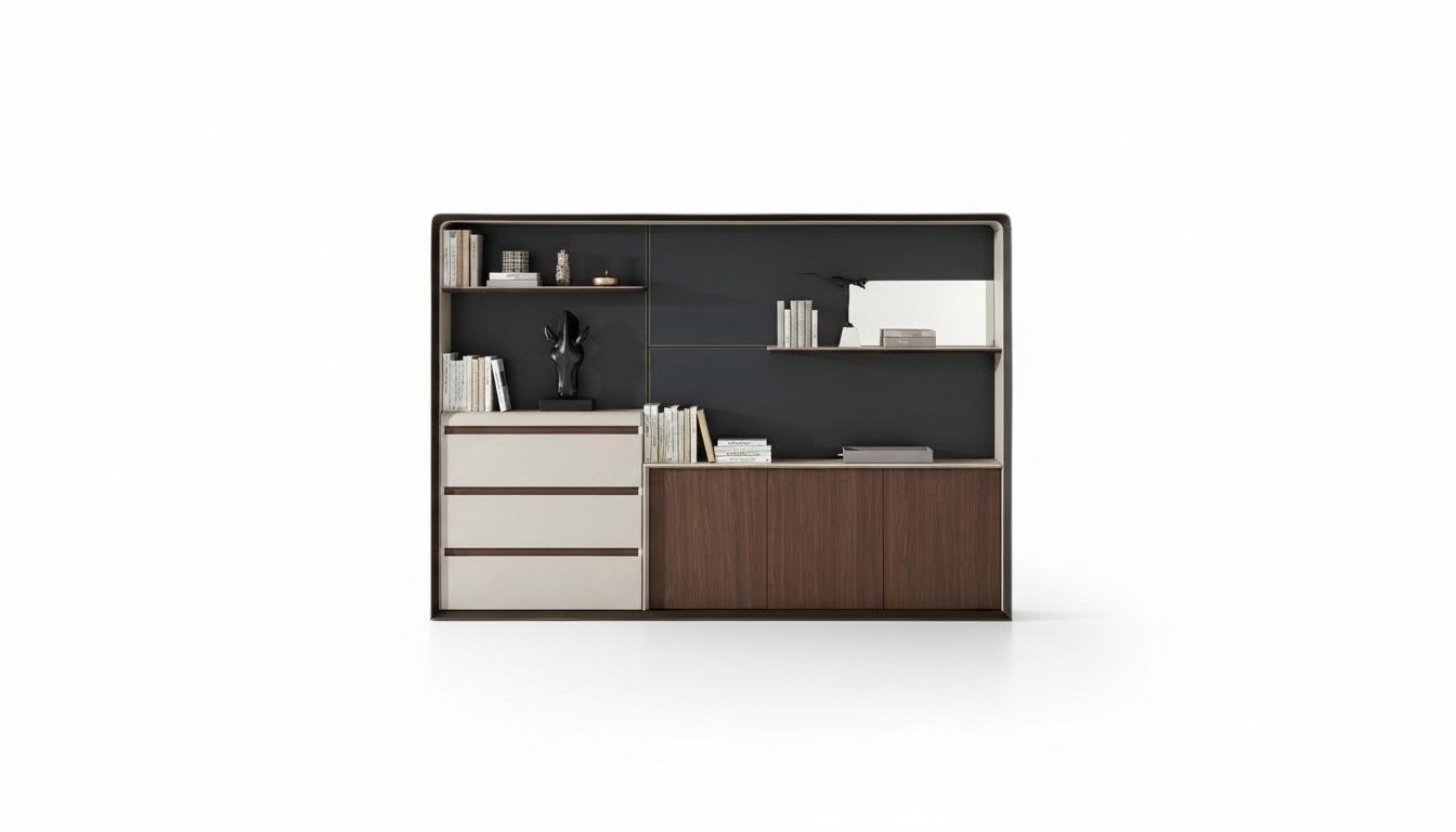 Aktenschrank Bücherregal Regale Schrank Luxus Büro Möbel Schränke 260cm neu