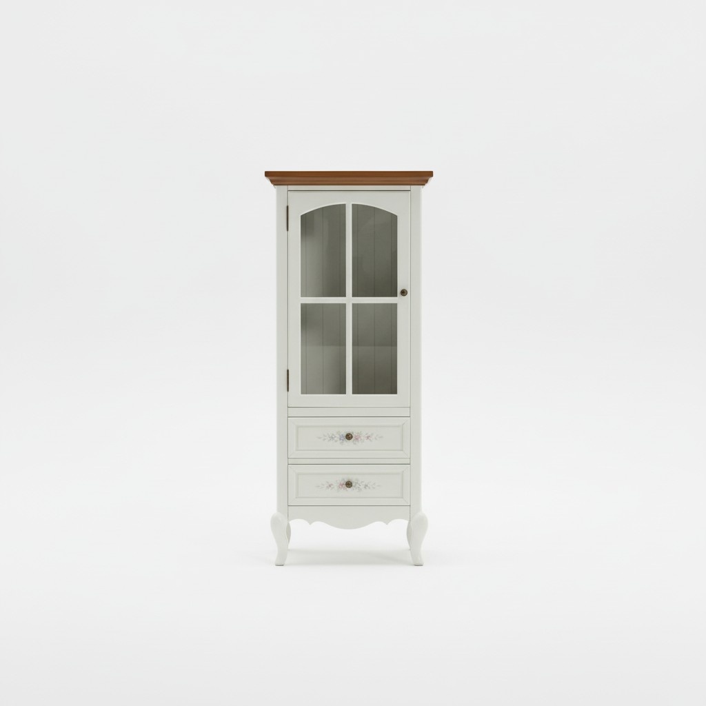 anrichte glas schrank kommode hoch schränke echte holz möbel kommoden vitrine