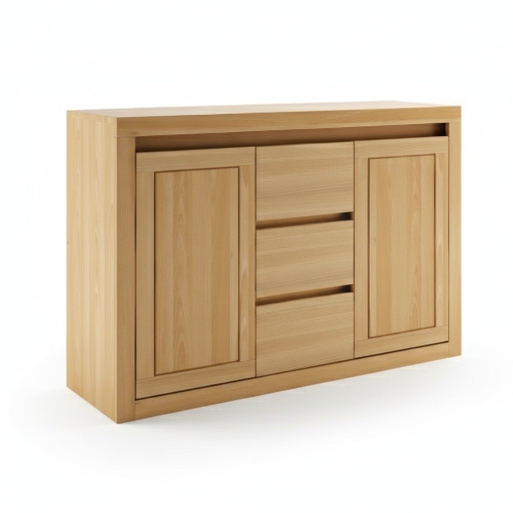 Anrichte Kommode Massivholz Schrank Schränke Echtes Holz Eiche 140x90cm Kommoden
