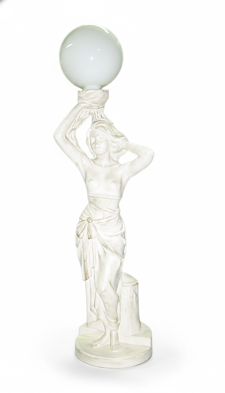 Antike Stil Figur Stehlampe Standleuchte Lampe Lampen Lebensgroß